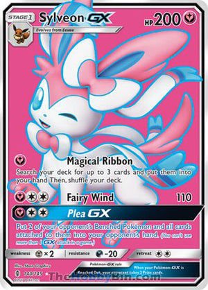 0140 Sylveon GX Ultra Rare Guardians Rising