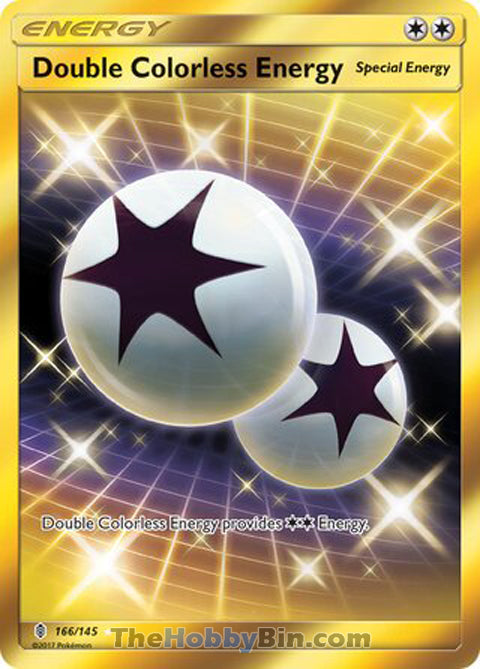 Double Colorless Energy #166/145 Secret Rare - Guardians Rising Pokemon card