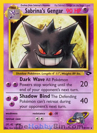 Sabrina's Gengar #29 Rare
