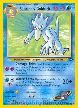 0030 Sabrina's Golduck Rare Gym Challenge