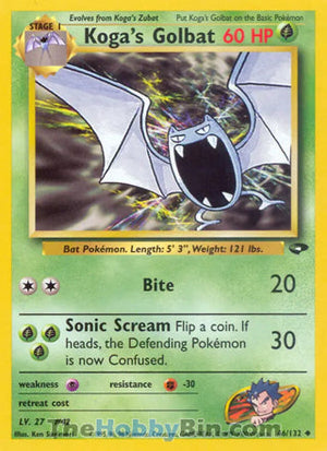 0046 Koga's Golbat Uncommon Gym Challenge