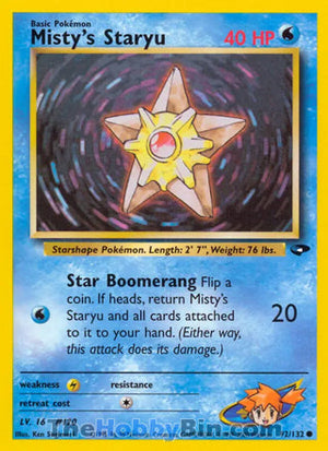 0092 Misty's Staryu Common Gym Challenge