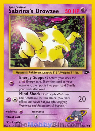 Sabrina's Drowzee Gym Challenge Common #95/132