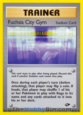 Fuchsia City Gym Gym Challenge Uncommon #114/132