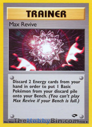 Max Revive Gym Challenge Uncommon #117/132