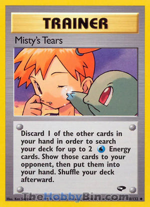 0118 Misty's Tears Uncommon Gym Challenge