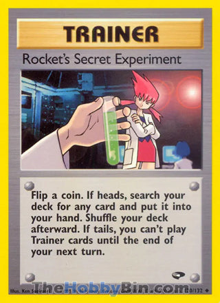Rocket's Secret Experiment #120/132 Uncommon - Gym Challenge Pokemon card