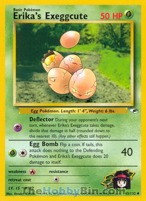 0043 Erika's Exeggcute Uncommon Gym Heroes