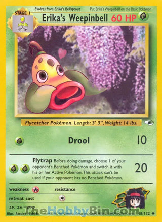 Erika's Weepinbell Gym Heroes Uncommon #48/132