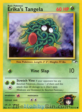 Erika's Tangela Gym Heroes Common #79/132