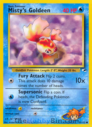 Misty's Goldeen Gym Heroes Common #85/132