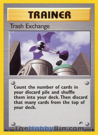 Trash Exchange #126/132 Common - Gym Heroes Pokemon card