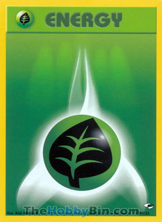 Grass Energy #129/132 Common - Gym Heroes Pokemon card