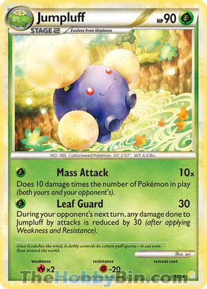 0006 Jumpluff Holo Rare HeartGold SoulSilver