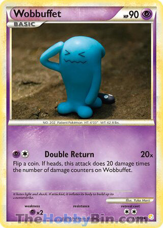 0013 Wobbuffet Holo Rare HeartGold SoulSilver