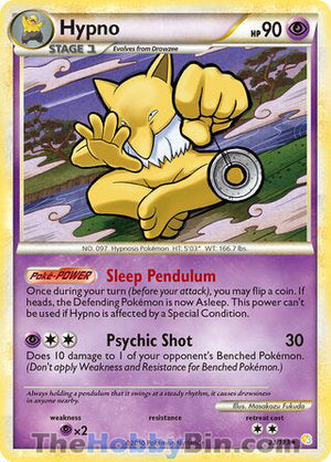 0023 Hypno Rare HeartGold SoulSilver