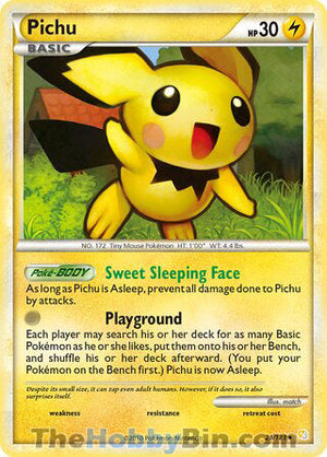 0028 Pichu Rare HeartGold SoulSilver