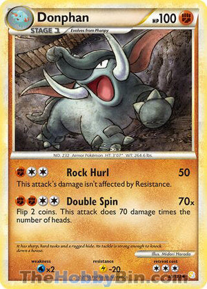 0040 Donphan Uncommon HeartGold SoulSilver