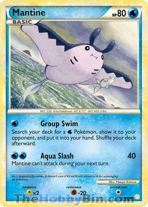 0045 Mantine Uncommon HeartGold SoulSilver