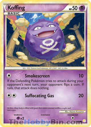 0070 Koffing Common HeartGold SoulSilver