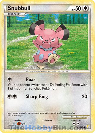 0082 Snubbull Common HeartGold SoulSilver