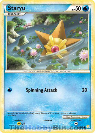 Staryu HeartGold & SoulSilver Common #84/123