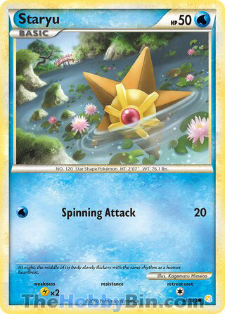 0084 Staryu Common HeartGold SoulSilver