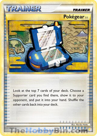 Pokegear 3.0 #96/123 Uncommon - HeartGold & SoulSilver Pokemon card
