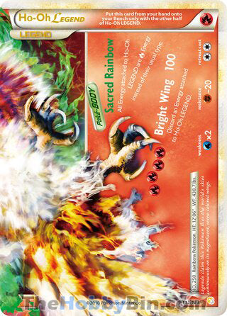 Ho-Oh Legend HeartGold & SoulSilver Ultra Rare #112/123