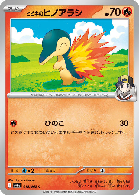 Ethan's Cyndaquil Heat Wave Arena Common #015/063