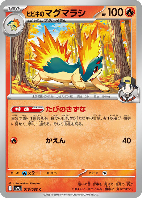 Ethan's Quilava Heat Wave Arena Common #016/063