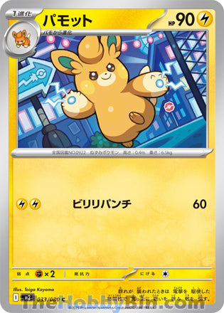 Pawmo #033 Common - Inferno X Japanese Pokemon card