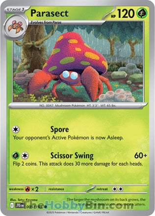 0005 Parasect Common Journey Together