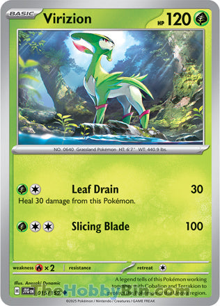 Virizion Journey Together Uncommon #015/159