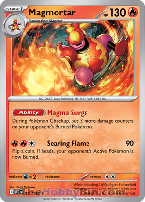 0021 Magmortar Rare Journey Together