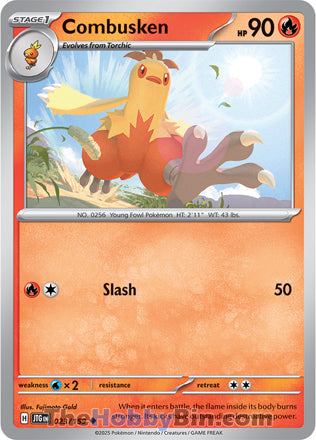 Combusken #23/159 Uncommon - Journey Together Pokemon card