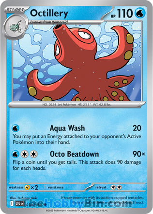 Octillery #34/159 Uncommon - Journey Together Pokemon card