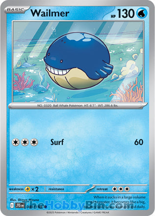 Wailmer Journey Together Common #040/159