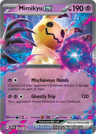Mimikyu ex #69/159 Double Rare - Journey Together Pokemon card