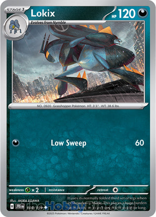 Lokix #100/159 Uncommon - Journey Together Pokemon card