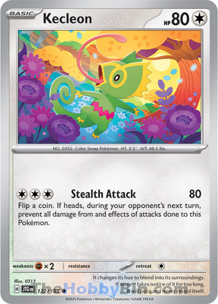 Kecleon #122/159 Common - Journey Together Pokemon card