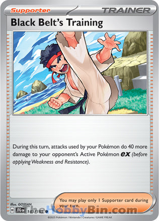 Black Belt's Training #143/159 Common - Journey Together Pokemon card