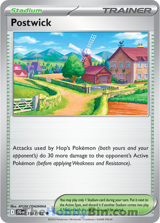 Postwick #154/159 Uncommon - Journey Together Pokemon card