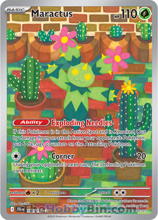Maractus #160/159 Illustration Rare - Journey Together Pokemon card
