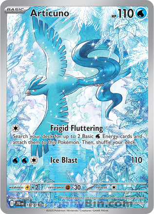 Articuno #161/159 Illustration Rare - Journey Together Pokemon card