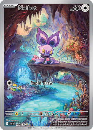 Noibat #169/159 Illustration Rare - Journey Together Pokemon card