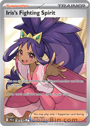 Iris's Fighting Spirit Journey Together Ultra Rare #180/159