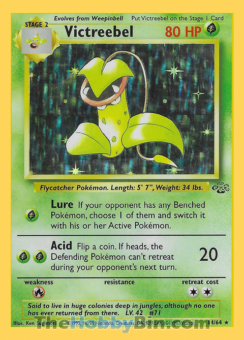0014 Victreebel Holo Rare Jungle