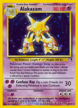 Alakazam Legendary Collection Holo Rare #1/110