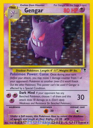 Gengar Legendary Collection Holo Rare #11/110